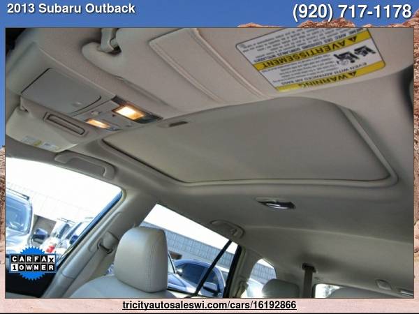 2013 SUBARU OUTBACK 2 5I LIMITED AWD 4DR WAGON Family owned since for sale in MENASHA, WI – photo 16