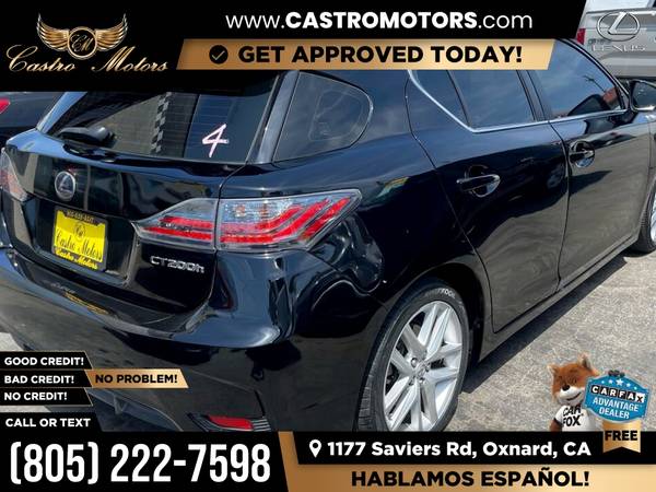 2015 Lexus CT 200h 200 h 200-h BaseHatchback for only 320/mo! for sale in Oxnard, CA – photo 5