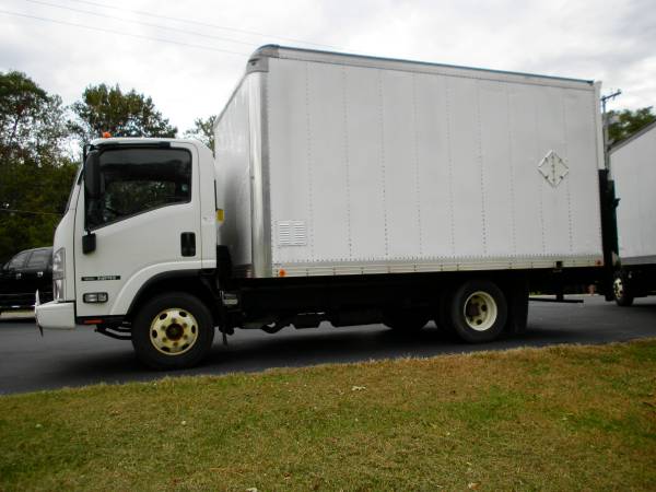 2015 Isuzu NPR BOX Truck 14ft Box Lift Gate for sale in Perry, OH