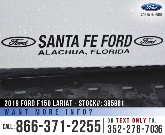 *** 2019 FORD F150 LARIAT 4WD *** SAVE Over $9,000 off MSRP! for sale in Alachua, GA – photo 9