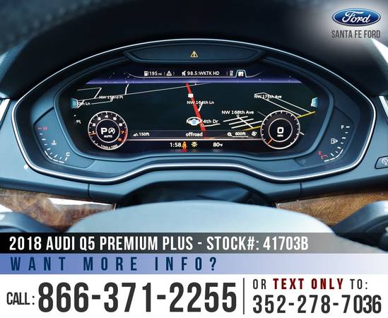 2018 Audi Q5 Premium Plus Camera - Leather Seats - Bluetooth for sale in Alachua, FL – photo 17