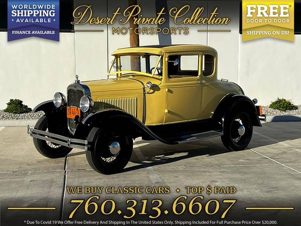 1930 Ford Model A for sale by Desert Private Collection - cars & for sale in Palm Desert , CA