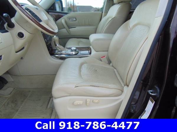 2012 INFINITI QX56 7-passenger suv Maroon - - by for sale in Grove, AR – photo 11