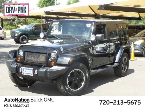 2012 Jeep Wrangler Unlimited Sahara 4x4 4WD Four Wheel SKU:CL210094 for sale in Lonetree, CO