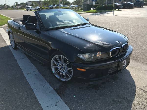 2004 BMW 330ci Convertible Triple Black with M Sport & Carfax - cars... for sale in Venice, FL – photo 3