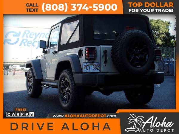 2017 Jeep Wrangler Sport SUV 2D 2 D 2-D for only 535/mo! - cars & for sale in Honolulu, HI – photo 4