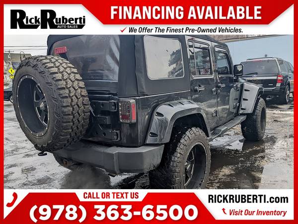 2013 Jeep Wrangler Unlimited Rubicon FOR ONLY 435/mo! - cars & for sale in Fitchburg, MA – photo 12