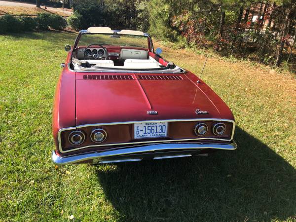 1965 Corvair Monza convertible - cars & trucks - by dealer - vehicle... for sale in Morrisville, NC – photo 8