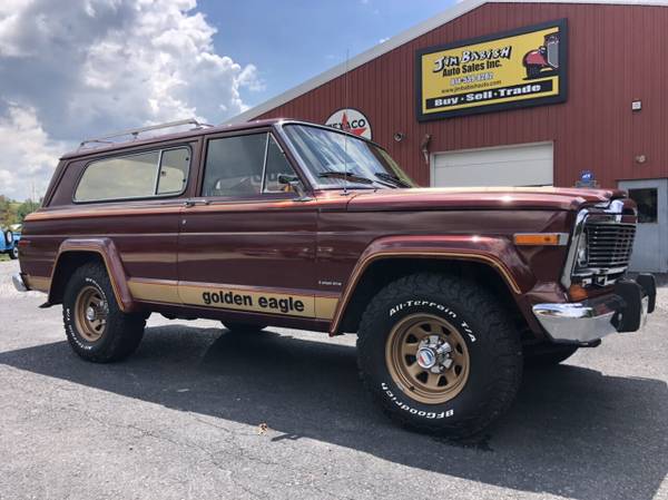 1979 Jeep Cherokee 2-door Golden Eagle FSJ Bor for sale in Johnstown , PA