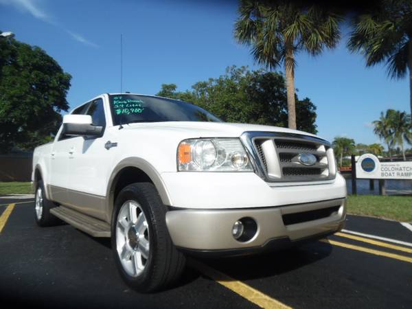 2007 *Ford* *F-150* *KING RANCH* Oxford White for sale in Wilton Manors, FL – photo 2