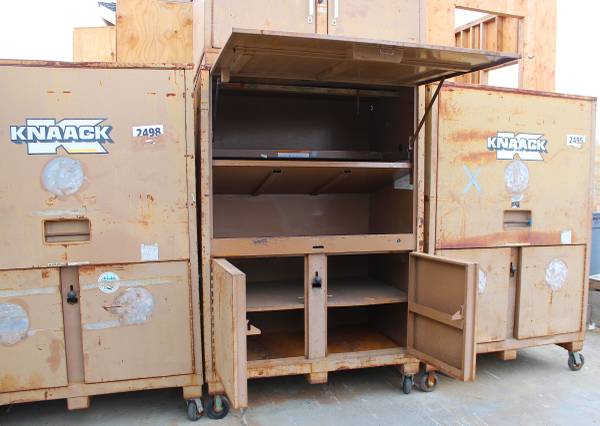 25 GANG BOXES FOR SALE knaack job box ridgid tool jobox knack chest for sale in Hollister, CA – photo 2