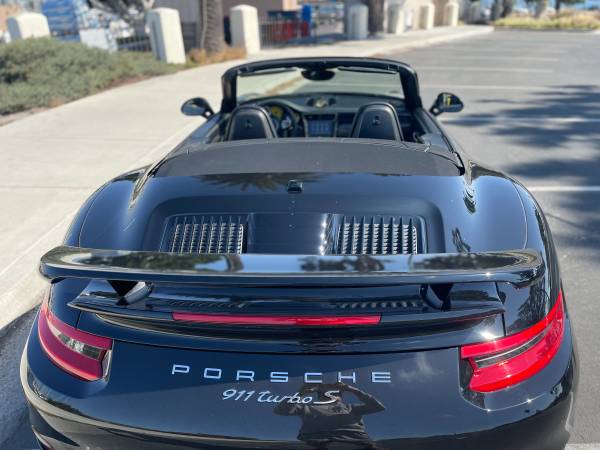2017 Porsche 911 Turbo S AWD Cab Triple Black, Loaded, Orig for sale in Carlsbad, CA – photo 3