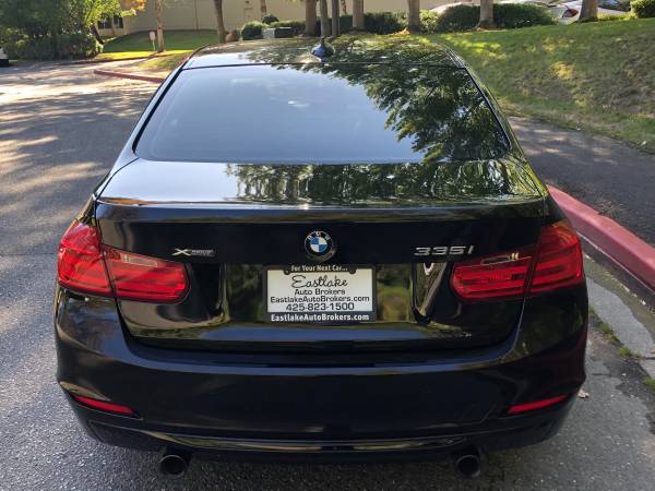 2014 BMW 335XI Sedan- AWD, Local Trade, BLACK/BLACK LOW MILES! for sale in Kirkland, WA – photo 6
