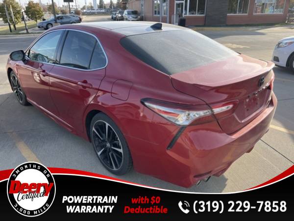 Certified 2019 Toyota Camry XSE Ruby Flare Pearl for sale in Cedar Falls, IA – photo 16