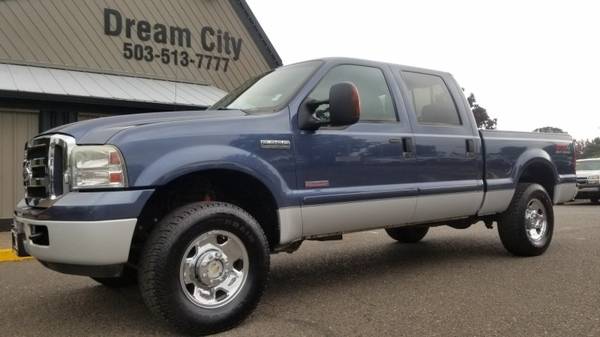 2007 Ford F250 Super Duty Crew Cab Diesel 4x4 4WD F-250 XLT Pickup 4D for sale in Portland, OR