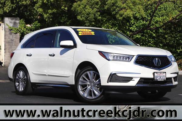 2018 Acura MDX White LOW PRICE WOW! - - by for sale in Walnut Creek, CA