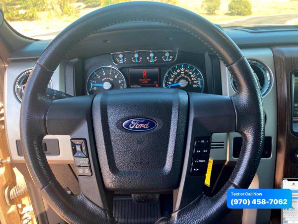 2013 Ford F-150 F150 F 150 4WD SuperCrew 145 Lariat - CALL/TEXT... for sale in Sterling, CO – photo 11