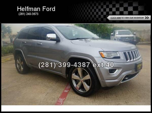 2015 Jeep Grand Cherokee Overland - - by dealer for sale in Stafford, TX