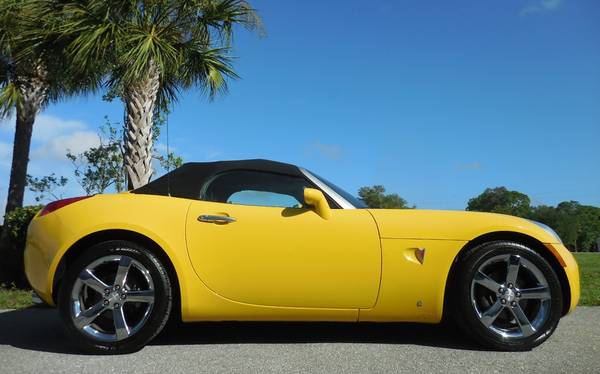 2007 Pontiac Solstice Convertible Mean Yellow 72k Miles - cars &... for sale in Fort Myers, FL – photo 5