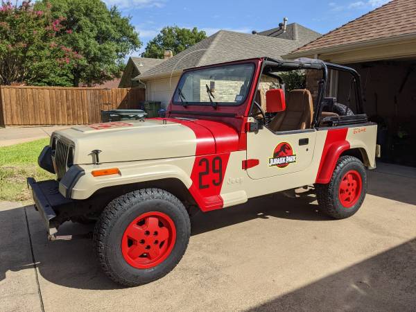 1995 Jeep Wrangler YJ Jurassic Park Style for sale in Richardson, TX