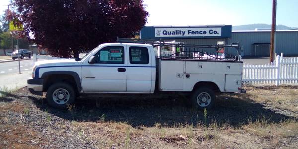 2006 Chevy Silverado w/utility bed (PRICE REDUCED) for sale in Central Point, OR
