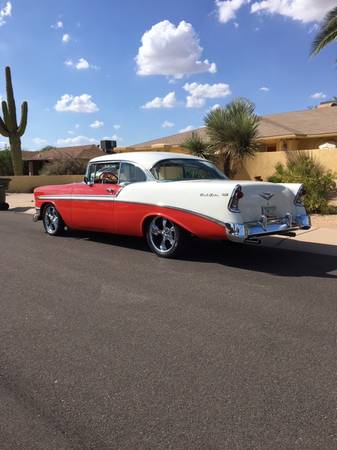 56 CHEVY BEL AIR 2dr HT OLDER FRAME OFF for sale in Scottsdale, TX – photo 2