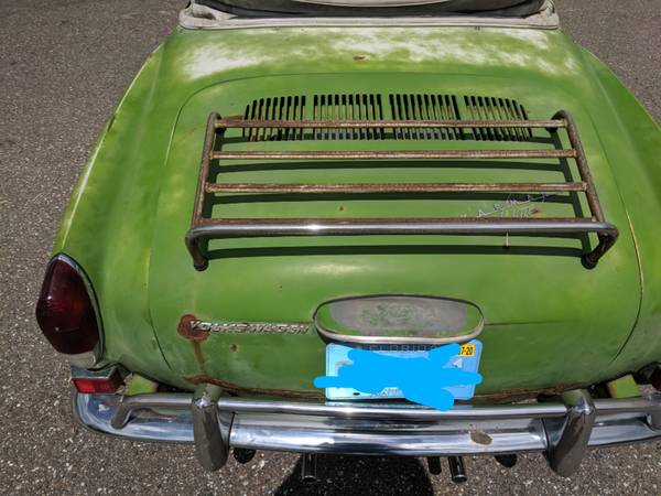 1971 VW Karmann Ghia Convertible SURVIVOR stored since 84 for sale in Safety Harbor, FL – photo 5