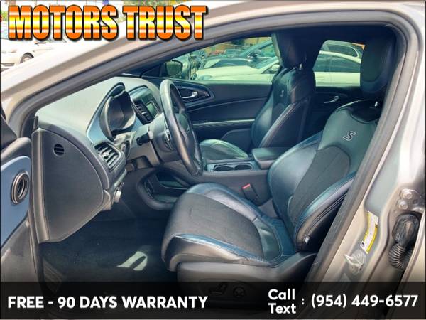 2015 Chrysler 200 4dr Sdn S FWD 90 Days Car Warranty for sale in Miami, FL – photo 10
