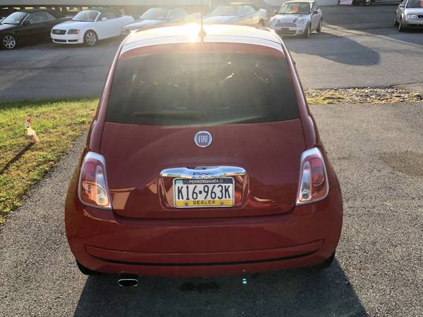 2012 Fiat 500 Pop 5 Speed Clean Carfax Red with Brown Int. Great Cond. for sale in Palmyra, PA – photo 6