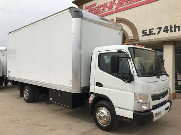 2019 Mitsubishi FE160 18' Cargo Box, Gas, Auto, Tuck Under Lift Gate, for sale in Oklahoma City, OK