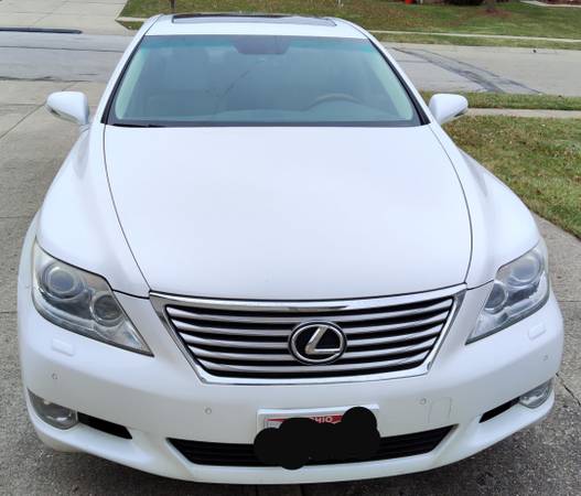 2011 Lexus LS 460 L AWD Luxury Sedan, White - - by for sale in Pataskala, OH – photo 3