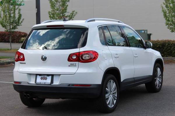 2011 VW Volkswagen Tiguan SEL 4Motion hatchback Candy White for sale in Lynnwood, WA – photo 7