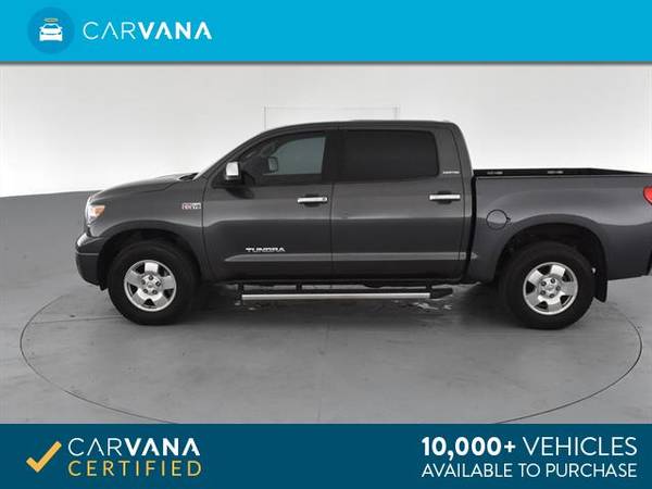 2013 Toyota Tundra CrewMax Limited Pickup 4D 5 1/2 ft pickup Gray - for sale in Broken Arrow, OK – photo 7