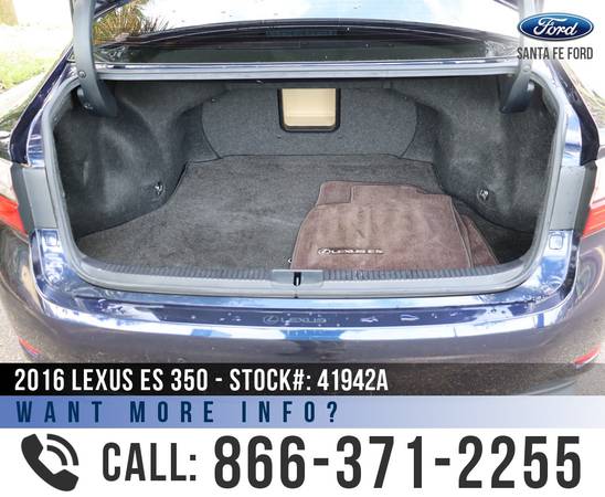 2016 LEXUS ES 350 HomeLink - Sunroof - Backup Camera - cars for sale in Alachua, FL – photo 20