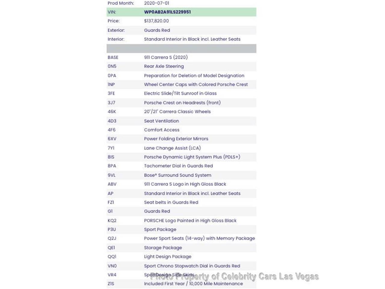 2020 Porsche 911 for sale in Las Vegas, NV – photo 4