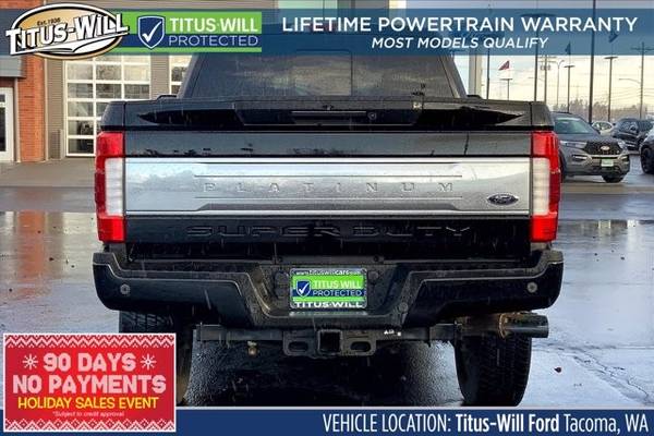 2017 Ford Super Duty F-350 SRW Diesel 4x4 4WD F350 Truck Platinum... for sale in Tacoma, WA – photo 3