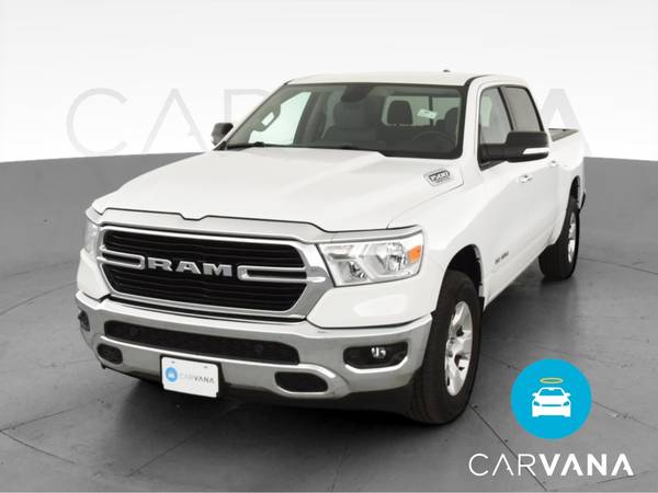 2019 Ram 1500 Crew Cab Big Horn Pickup 4D 5 1/2 ft pickup White - -... for sale in Revere, MA