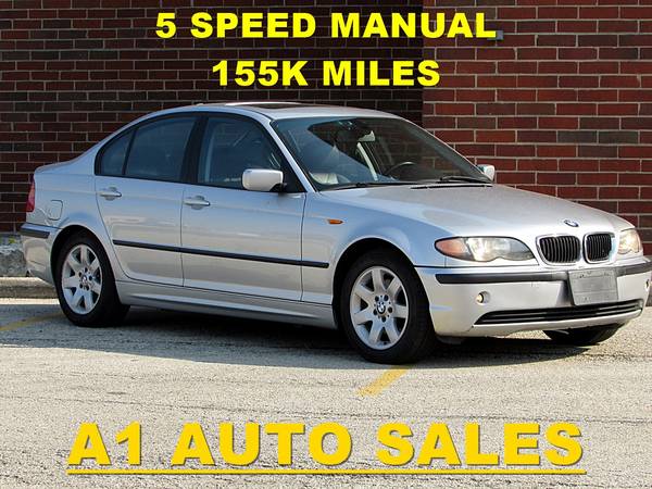 5speed manual 2004 BMW 325i E46 sedan 156k - - by for sale in Willowbrook, IL – photo 3
