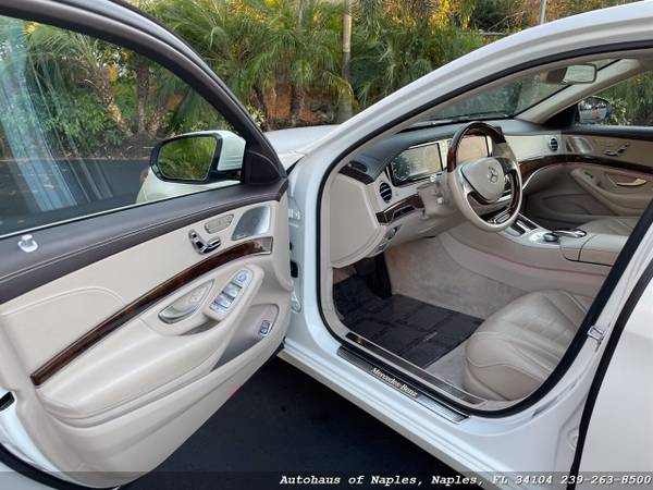 REDUCED 4, 000 2017 Mercedes-Benz S550 4MATIC - LOW MILES, Bur for sale in Naples, FL – photo 14