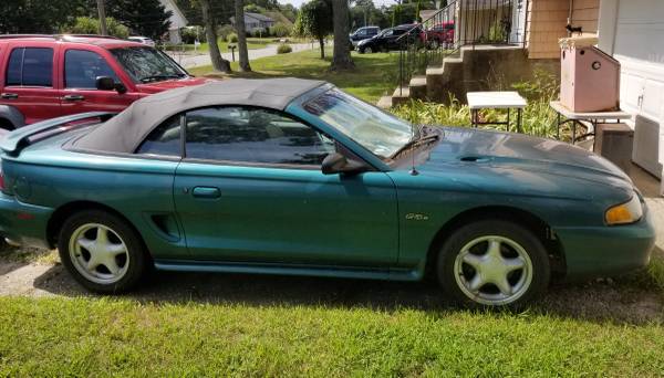 1998 Mustang GT Green Convertible Collectors Item MINT Low Miles for sale in NEW YORK, NY – photo 2