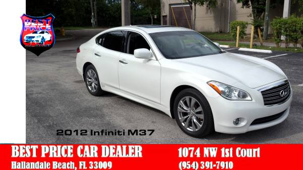 2012 Infiniti M37 LUXURY**72k MILE**BAD CREDIT APPROVED + LOW PAYMENTS for sale in Hallandale, FL