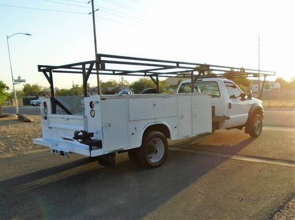 2007 FORD F450 XL SERVICE BODY, UTILITY BED WORK TRUCK W/LADDER RACK for sale in Phoenix, CA – photo 5