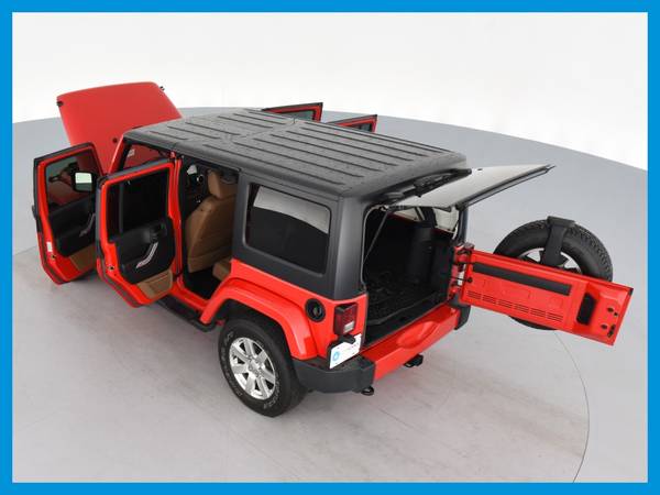 2016 Jeep Wrangler Unlimited Sahara Sport Utility 4D suv Red for sale in Westport, NY – photo 17