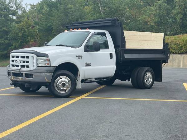 2005 Ford F350 4x4 9 Dump Truck Body 6 0L DIESEL F-350 4WD for sale in Other, NH – photo 2