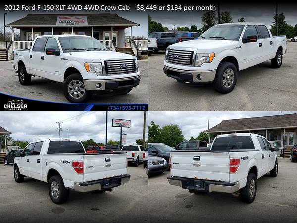 205/mo - 2014 Ford F150 F 150 F-150 XLT 6 12 FT BOXCrew Cab - Easy for sale in Chelsea, MI – photo 22