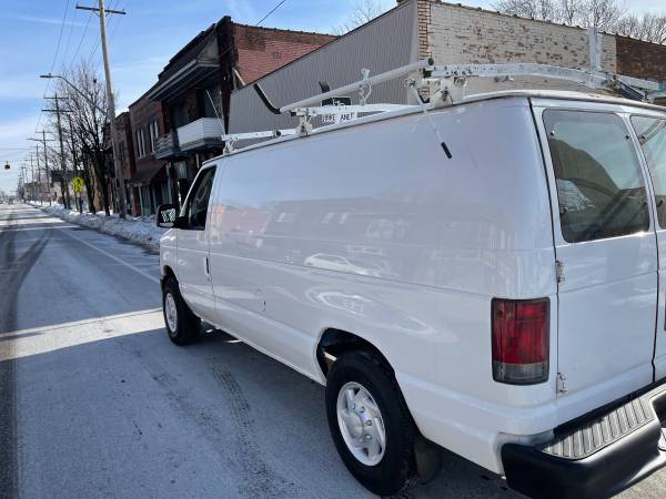 2008 Ford E150 Cargo Van Clean ladder racks - - by for sale in Cleveland, MI – photo 4
