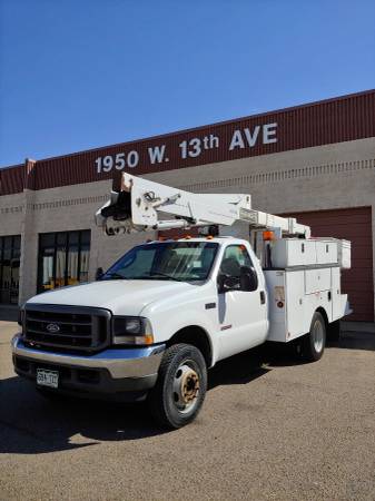 2004 Ford F450 with Terex HiRanger Lift for sale in Denver , CO