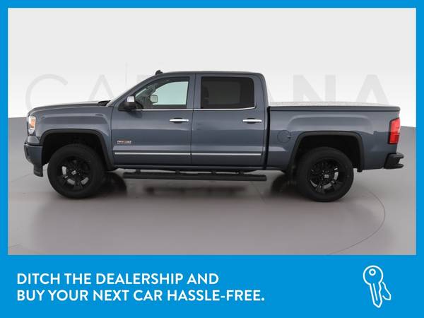 2014 GMC Sierra 1500 Crew Cab SLE Pickup 4D 5 3/4 ft pickup Gray for sale in Washington, District Of Columbia – photo 4