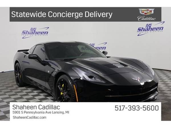 2014 Chevrolet Corvette Stingray coupe Z51 - Black for sale in Lansing, MI
