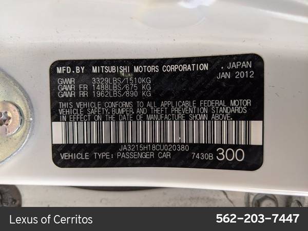 2012 Mitsubishi i-MiEV ES SKU:CU020380 Hatchback - cars & trucks -... for sale in Cerritos, CA – photo 24